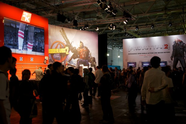 Gearbox stellte auf der Messe Borderlands 2 vor. (Bild: Michael Wieczorek)